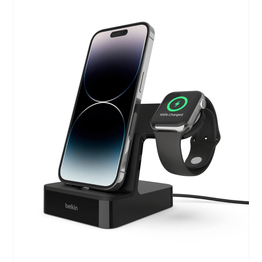 Belkin Magnetic 2-in-1 Lightning Charging Dock for iPhone and Apple Watch